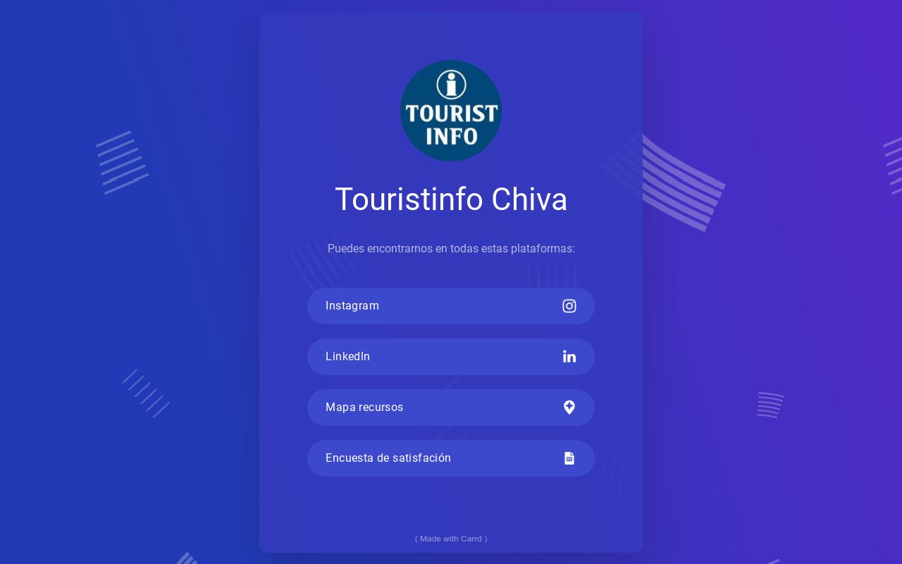 Carrd profile picture for @tourist